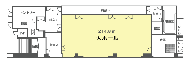 大ホールの図面